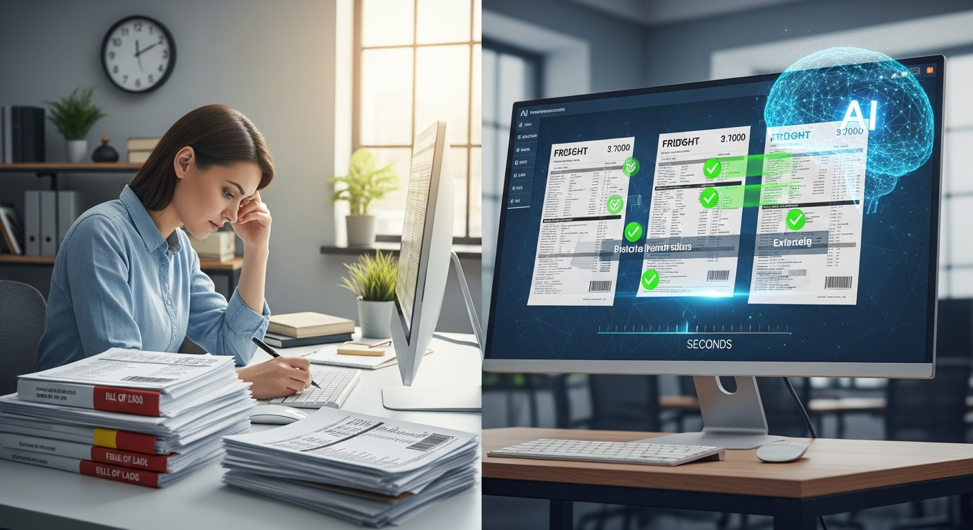 Manual Data Entry vs. AI Document Processing: The Real ROI for Freight Companies